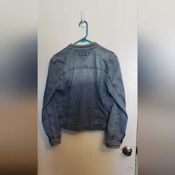 Tommy Hilfiger Blue Denim Jacket Classic Style - Picture 5 of 6